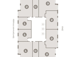 Продается 1-комнатная квартира ЖК Европейский берег, дом 45, 40.84 м², 7740000 рублей