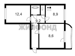 Продается 2-комнатная квартира Федосеева ул, 53.7  м², 6500000 рублей