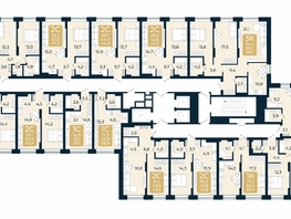 Продается 2-комнатная квартира ЖК Первый на Есенина, дом 3, 42.4  м², 6666900 рублей