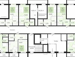 Продается 2-комнатная квартира ЖК Новый парк, II этап дом 2, 59.67  м², 5902724 рублей