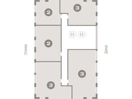Продается 3-комнатная квартира ЖК Европейский берег, дом 44, 90.5 м², 14680000 рублей