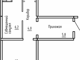 Продается 1-комнатная квартира ЖК Самоцветы, Бирюза дом 2, 45.8 м², 4600000 рублей