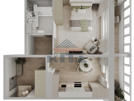 Продается 1-комнатная квартира ЖК Два поэта, 48.6  м&sup2;, 5105000 рублей
