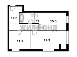 Продается 2-комнатная квартира Железнодорожная ул, 63.1  м&sup2;, 12500000 рублей
