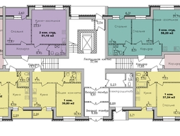 Продается 1-комнатная квартира Дивногорский, 36.89  м&sup2;, 4500580 рублей