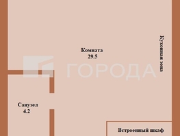 Продается Студия Рубежная ул, 34  м&sup2;, 2550000 рублей