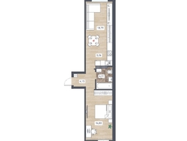 Продается 2-комнатная квартира ЖК Радуга Сибири, дом 14, 48.84  м&sup2;, 5054940 рублей