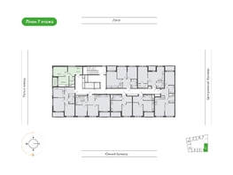 Продается 1-комнатная квартира  Природные кварталы Сибирия, 39.4  м&sup2;, 5144574 рублей