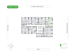 Продается 2-комнатная квартира  Природные кварталы Сибирия, 49  м&sup2;, 6428811 рублей