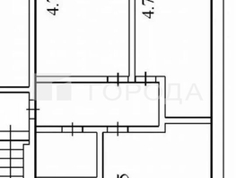 Продается 3-комнатная квартира Октябрьская ул, 56.9  м&sup2;, 4400000 рублей