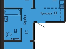 Продается 2-комнатная квартира ЖК Самоцветы, Бирюза дом 3, 63.9  м&sup2;, 8480000 рублей