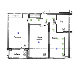 Продается 2-комнатная квартира ЖК Акварельный 4.0, 63.8  м&sup2;, 9120000 рублей