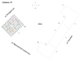 Продается 1-комнатная квартира ЖК Страна.Тополевая, к 1, 46.69  м&sup2;, 11392471 рублей