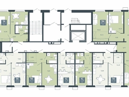 Продается 1-комнатная квартира ЖК Дом в Мичуринском, блок 2, 39.82  м&sup2;, 3996733 рублей