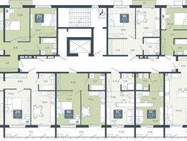 Продается 2-комнатная квартира ЖК Дом в Мичуринском, блок 2, 69.82  м&sup2;, 6773936 рублей