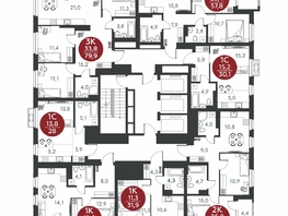 Продается 1-комнатная квартира ЖК Скандинавские кварталы, дом 1, 31.9  м&sup2;, 4525500 рублей