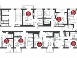 Продается 2-комнатная квартира ЖК Скандинавские кварталы, дом 1, 55.1  м&sup2;, 7420600 рублей