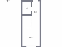 Продается Студия ЖК Державина, 50, 25.9  м&sup2;, 7000000 рублей