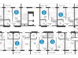Продается 2-комнатная квартира ЖК Семейный квартал, дом 4, 63.07  м&sup2;, 7387300 рублей