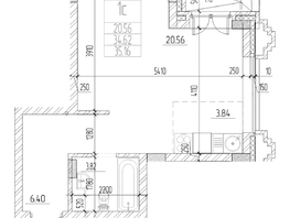 Продается Студия ЖК Чернышевский, корп 3.3, 34.63  м&sup2;, 8150000 рублей