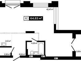 Продается Студия ЖК Платина, 61.27  м&sup2;, 20176000 рублей