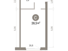 Продается Студия ЖК Пшеница, дом 5.2, 28.52  м&sup2;, 4390000 рублей
