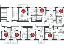 Продается 2-комнатная квартира ЖК Скандинавские кварталы, дом 1, 60.1  м&sup2;, 7813400 рублей
