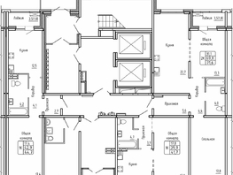 Продается 2-комнатная квартира ЖК Самоцветы, Бирюза дом 1, 71.6  м&sup2;, 6400000 рублей