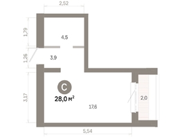 Продается Студия  Квартал Молодость, дом 1, 27.96  м&sup2;, 5290000 рублей