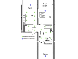 Продается 2-комнатная квартира ЖК Гренландия, Лес дом №6, 68.4  м&sup2;, 9520000 рублей