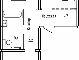 Продается 2-комнатная квартира ЖК Самоцветы, Бирюза дом 1, 65  м&sup2;, 6300000 рублей