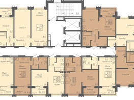 Продается 1-комнатная квартира ЖК Гильдия, 38.2  м&sup2;, 4250000 рублей
