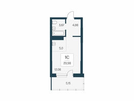 Продается Студия ЖК Расцветай на Бугринской роще, 29.98  м&sup2;, 4770000 рублей
