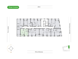 Продается 1-комнатная квартира  Природные кварталы Сибирия, 39.3  м&sup2;, 5121603 рублей