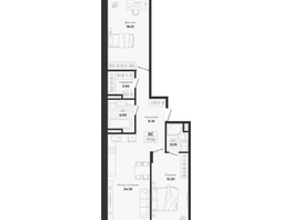Продается 3-комнатная квартира ЖК Ясный берег, дом 10, бс 8-10, 77.7  м&sup2;, 13115000 рублей