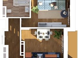1-комнатная квартира, 36.43 м², 22/24 этаж