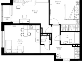 Продается 3-комнатная квартира ГРАНИТ, 76.67 м², 8207524 рублей