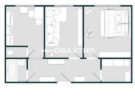 Продается 2-комнатная квартира В. Высоцкого ул, 75.5  м², 6500000 рублей