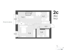 Продается 2-комнатная квартира ЖК Новелла, 44.5  м², 8300000 рублей