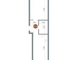 Продается 2-комнатная квартира ЖК 19/56 Кварталы Телецентра, сек 6, 42.1  м², 7930000 рублей