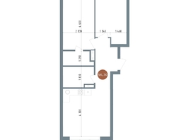 Продается 3-комнатная квартира ЖК 19/56 Кварталы Телецентра, сек 6, 56.3  м², 10000000 рублей