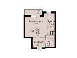 Продается Студия ЖК Матрешкин двор, дом 2, 31.6  м², 3950000 рублей