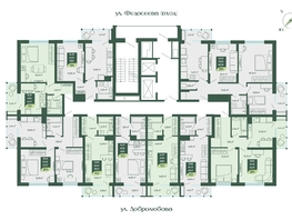 Продается 2-комнатная квартира ЖК Мичурин, 56.37  м², 8950000 рублей