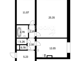 Продается 2-комнатная квартира Виктора Шевелева ул, 63.5  м², 5795000 рублей