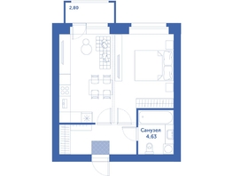 Продается Студия ЖК Спектр, дом 9, 42.96  м², 7290000 рублей