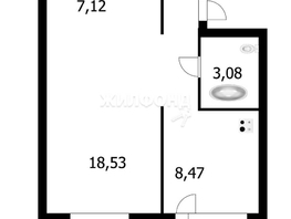 Продается 1-комнатная квартира Виктора Уса ул, 39.6  м², 4150000 рублей