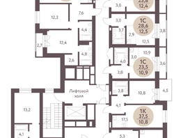 Продается Студия ЖК Зеленый город, дом 1, 23.5  м², 3622600 рублей