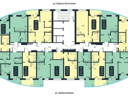 Продается 1-комнатная квартира ЖК Никольский парк, дом 5, 44.64  м², 7300000 рублей