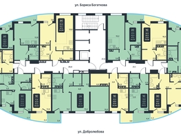 Продается 3-комнатная квартира ЖК Никольский парк, дом 5, 56.41  м², 9400000 рублей