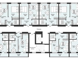 Продается 1-комнатная квартира ЖК Одоевский, дом 4, 40.5  м², 4346400 рублей